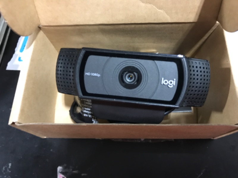 Photo 2 of Logitech C920x HD Pro Webcam, Full HD 1080p/30fps Video Calling, Clear Stereo Audio, HD Light Correction, Works with Skype, Zoom, FaceTime, Hangouts, PC/Mac/Laptop/Macbook/Tablet - Black
