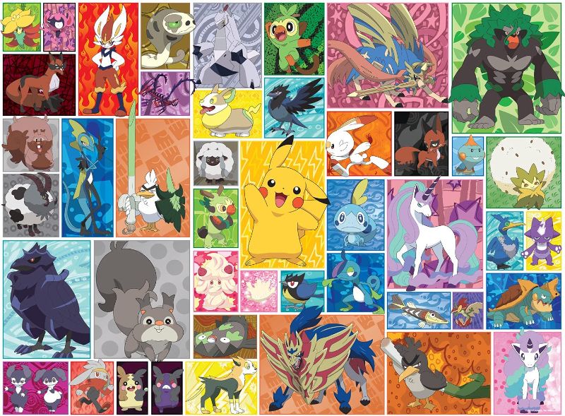 Photo 1 of Buffalo Games - Pokemon Galar Frames - 1000 Piece Jigsaw Puzzle
