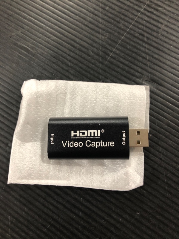 Photo 2 of 4K HDMI Video Capture Card, Cam Link Card Game Capture Card Audio Capture Adapter HDMI to USB 2.0 Record Capture Device for Streaming, Live Broadcasting, Video Conference, Teaching, Gaming