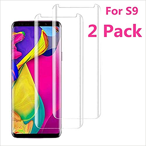 Photo 1 of [2 - Pack] Compatible Samsung Galaxy Tempered Glass S9 Screen Protector,9H Hardness,Anti-Fingerprint,Ultra-Clear,Bubble Free Screen Protector Compatible Samsung Galaxy S9