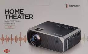 Photo 1 of Bomaker WiFi Projector for Home Theater Projector , 1080p Supported Movie Projector and 200 ANSI Lumens
