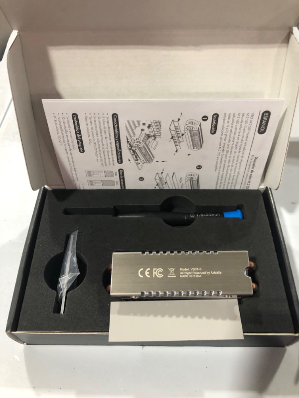 Photo 1 of ACIDALIE M.2 ssd Cooler for PCIE nvme or sata M2 ssd Cooling
