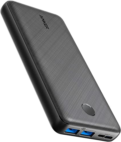 Photo 1 of Anker Portable Charger, 325 Power Bank (PowerCore Essential 20K) 20000mAh Battery Pack with High-Speed PowerIQ Technology and USB-C (Input Only) for iPhone, Samsung Galaxy, and More
