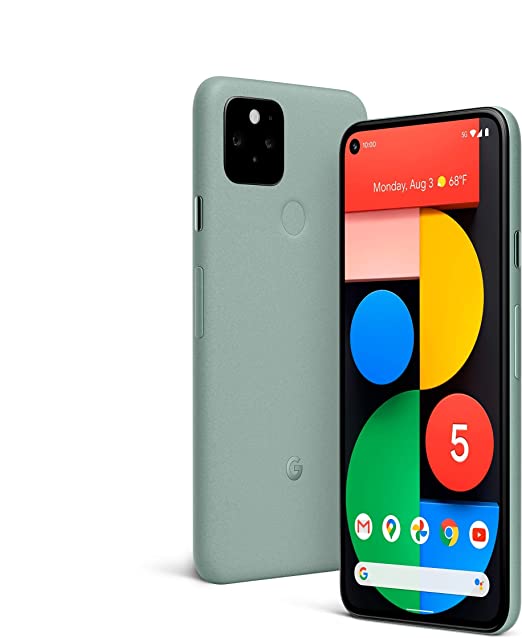 Photo 1 of Unlocked Google Pixel 5 128GB Sorta Sage GA01986-US

