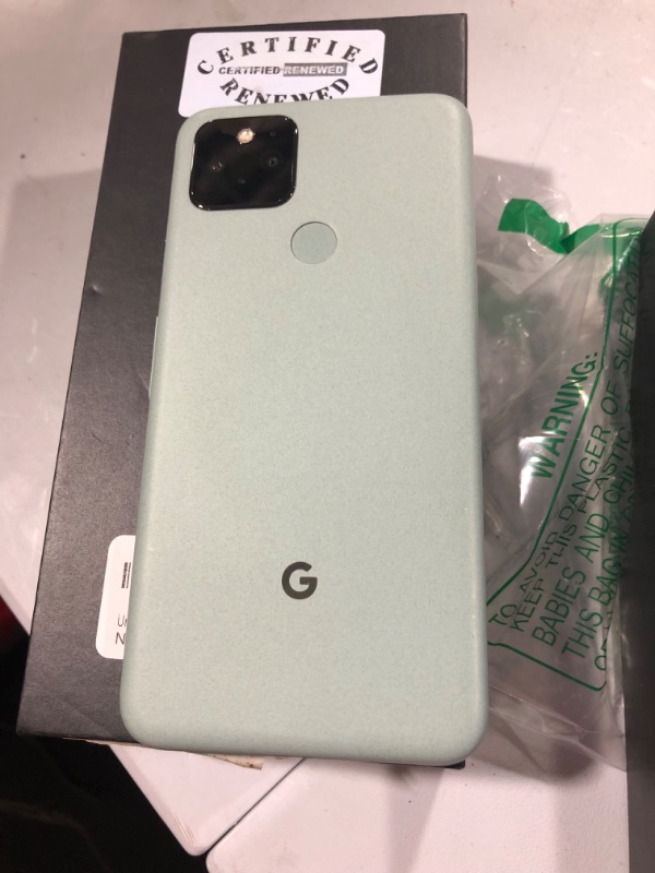 Photo 4 of Unlocked Google Pixel 5 128GB Sorta Sage GA01986-US
