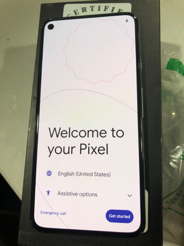 Photo 3 of Unlocked Google Pixel 5 128GB Sorta Sage GA01986-US
