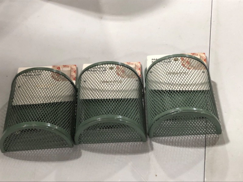 Photo 2 of 3 Pack Mesh Locker Cup Garden Green - U Brands
