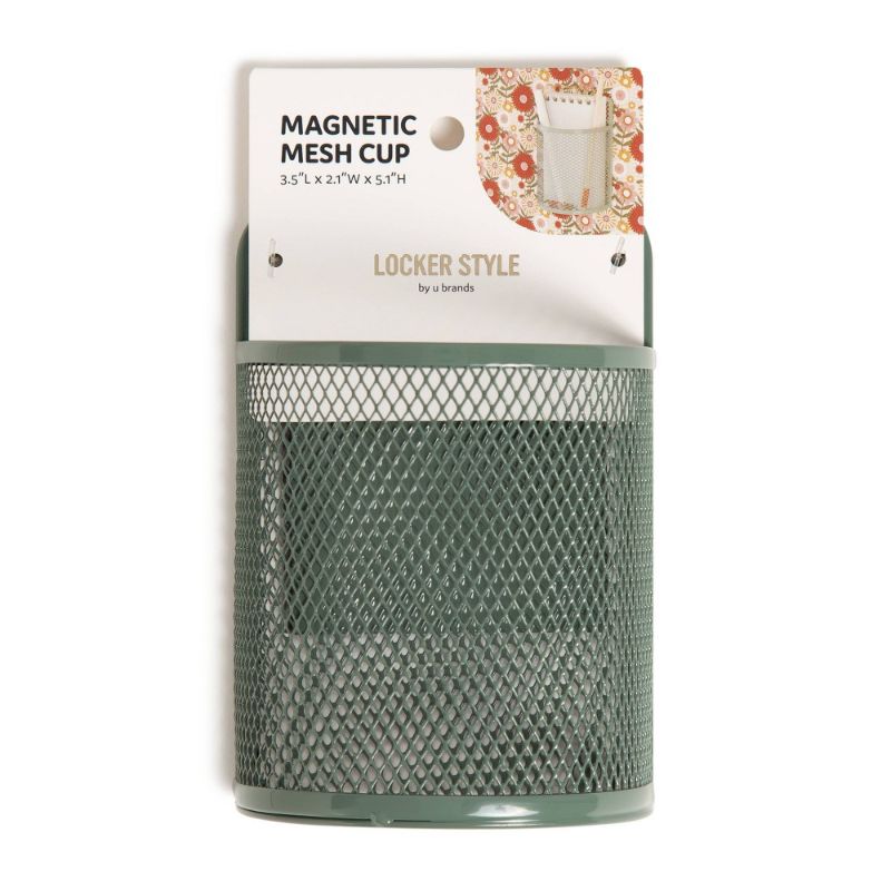 Photo 1 of 2 Pack Mesh Locker Cup Garden Green - U Brands
