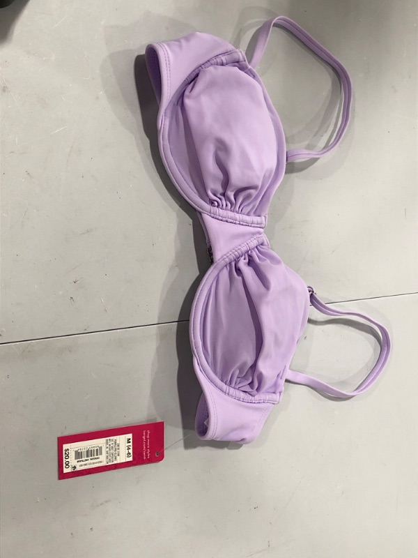 Photo 2 of  Shirred Underwire Bikini Top - Xhilaration™ Lilac Purple (Size M) 
