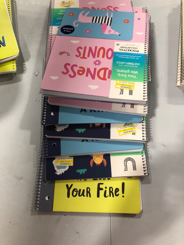 Photo 1 of ASSORTED NOTEBOOKS 10PK