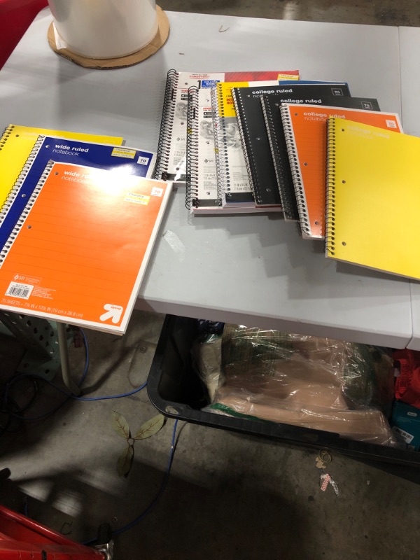 Photo 1 of ASSORTED NOTEBOOKS 10 PK