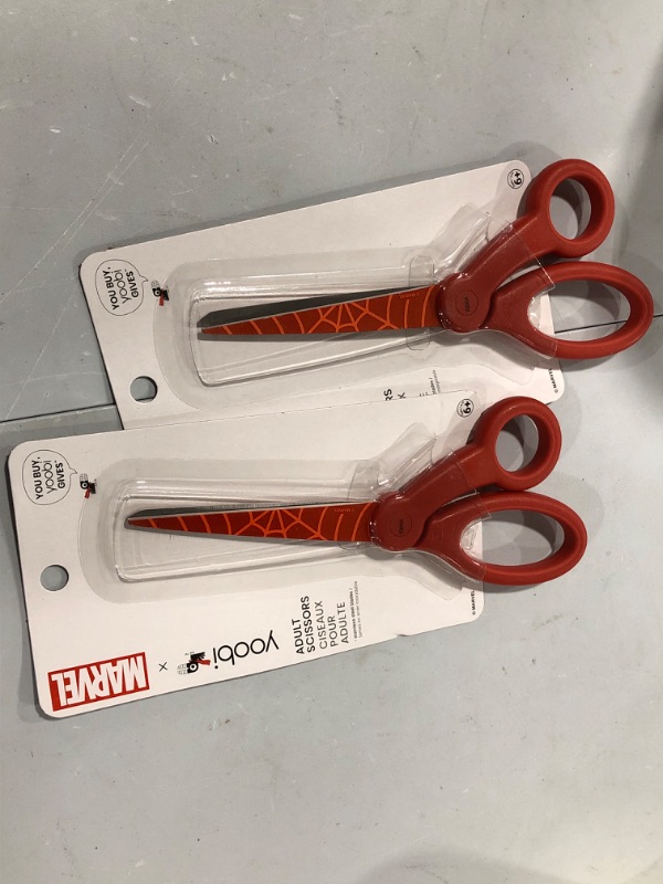 Photo 2 of 2 Pack Adult Scissors Red Web - Yoobi™
