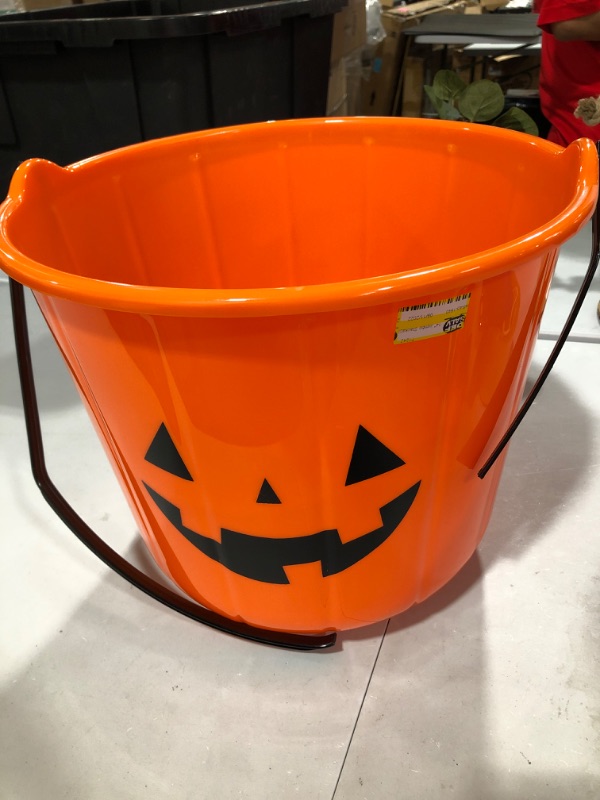 Photo 2 of 14" Jumbo Stackable Trick or Treat Halloween Pumpkin Pail - Hyde & EEK! Boutique™
