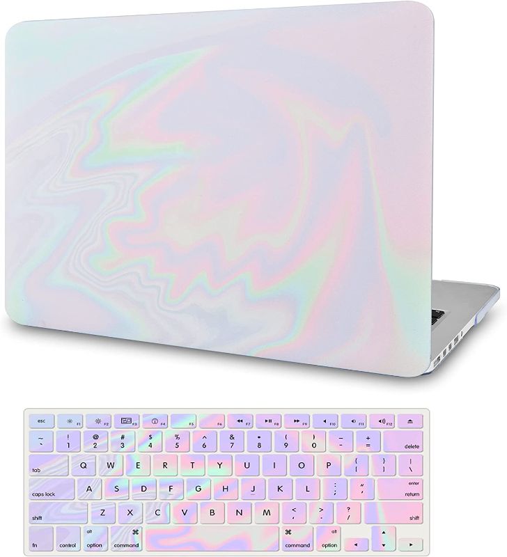 Photo 1 of KECC Compatible with MacBook Air 13 inch Case 2022 2021 2020 Release A2337 M1 A2179 Retina Display + Touch ID Protective Plastic Hard Shell + Keyboard Cover (Fantasy 2)
