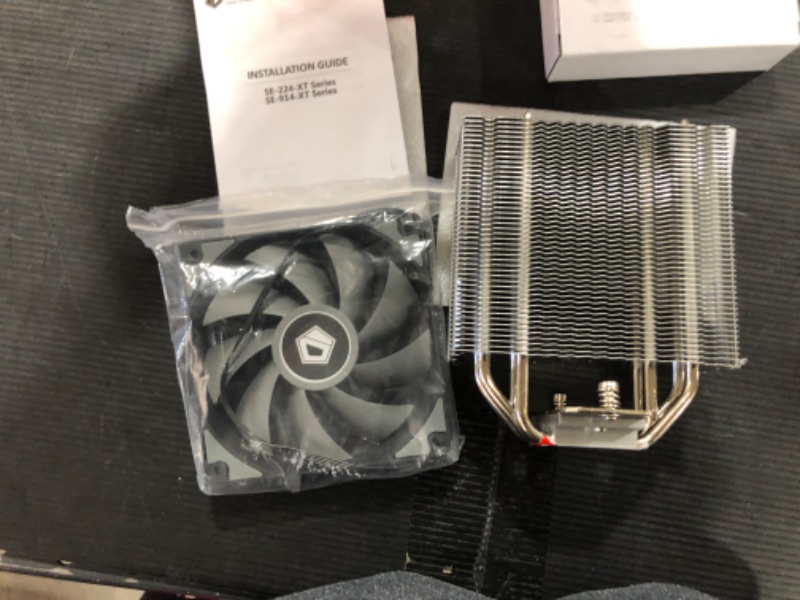 Photo 3 of ID-COOLING SE-224-XT Basic CPU Cooler AM4 CPU Cooler 4 Heatpipes CPU Air Cooler 120mm PWM Fan Air Cooling for Intel/AMD