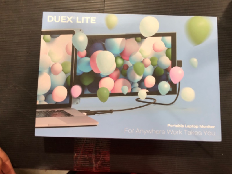 Photo 5 of New Mobile Pixels Duex Lite Portable Monitor for Laptops (2022 Upgraded), 12.5" Full HD IPS Laptop Screen Extender, USB C/HDMI Powered Plug and Play,Windows/Mac/Android/Switch Compatible (Sky Blue)
