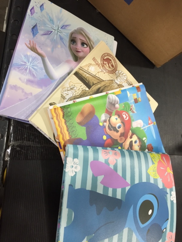 Photo 1 of BOX OF KID FOLDERS (VARIOUS DESIGNS)