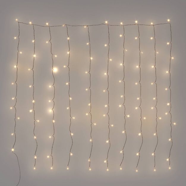 Photo 1 of 10 Strand Curtain String Lights White - Room Essentials™

