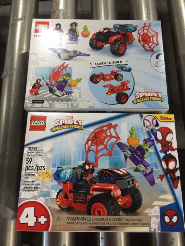 Photo 2 of 2 PACK LEGO Spidey Miles Morales: Spider-Man Techno Trike 10781 Building Set

