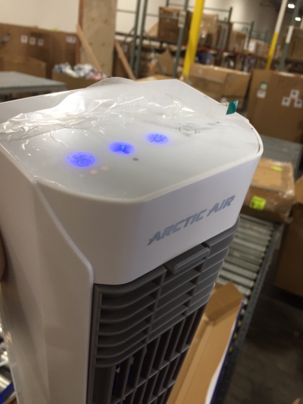 Photo 3 of Arctic Air Tower 2.0 Evaporative Air Cooler - Large Area Room Cooling, 4 Speed Settings, Quiet Oscillation, Space-Saving, Perfect for Bedroom, Living Room, Office & More
