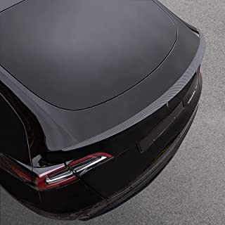 Photo 1 of Bomely Fit Tesla Model Y Spoiler Wing Performance Car Rear Spoiler Trunk Lip Kit Tesla Model Y Accessories 2020 2021 2022(Matte Carbon Fiber Pattern)
