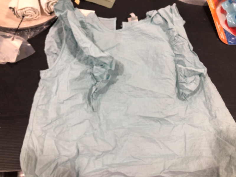 Photo 1 of blue Women's Flutter Sleeve Tank Top - A New Day™
LARGE
