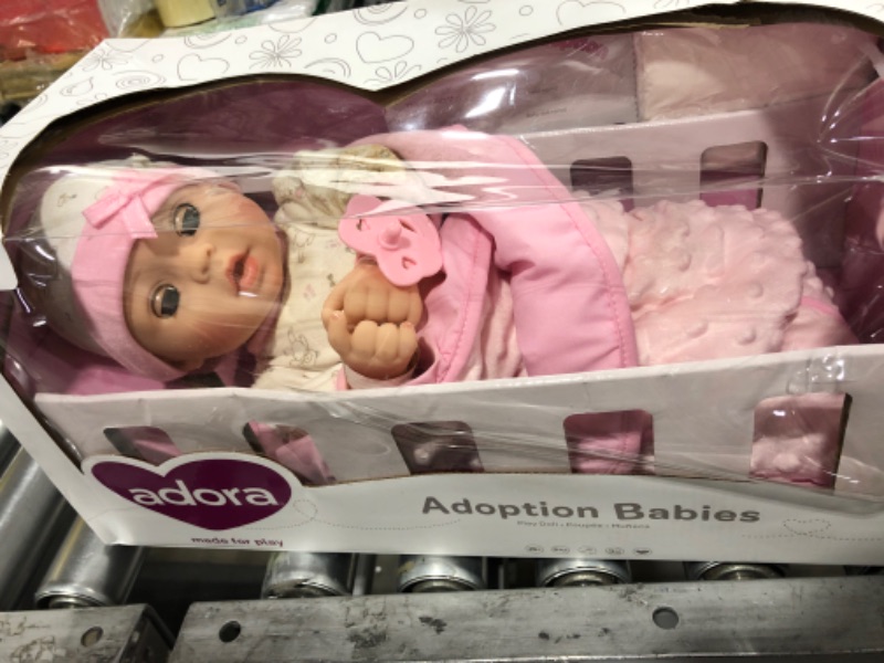 Photo 3 of Adora Adoption Baby Hope - 16 inch Realistic Newborn Baby Doll with Doll Accessories and Certificate of Adoption