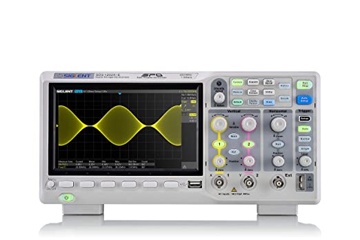 Photo 1 of Siglent Technologies SDS1202X-E 200 mhz Digital Oscilloscope 2 Channels, Grey
