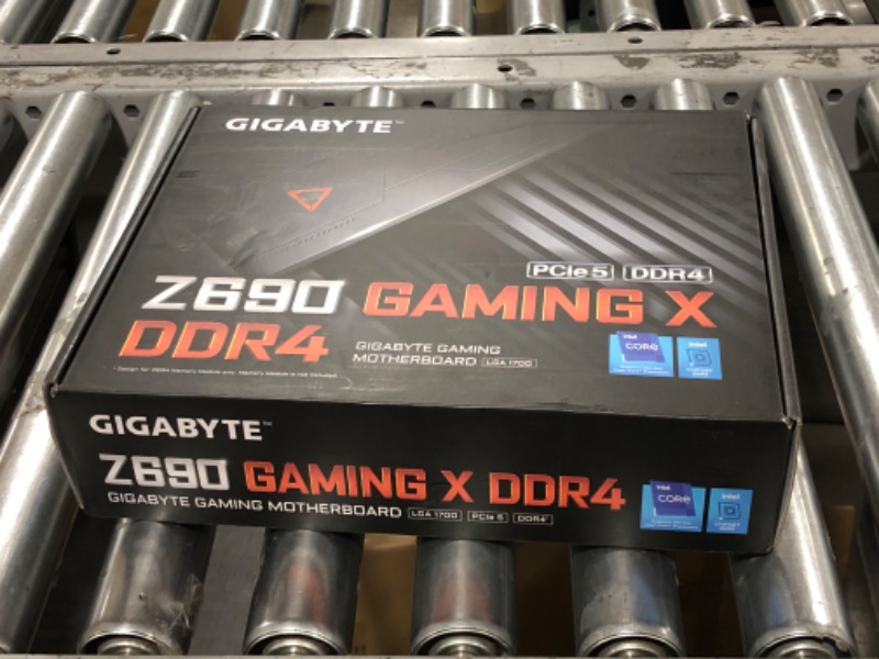 Photo 2 of Gigabyte Z690 GAMING X DDR4 ATX Motherboard - Supports 12th Gen Intel Core Processors (LGA 1700), DDR4-5333MHz(OC) Memory, Fully Covered Thermal Design, 4xNVMe PCIe 4.0 x4 M.2 & USB 3.2 Gen 2x2 Type-C