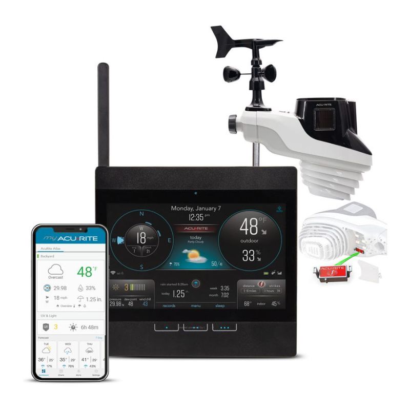 Photo 1 of AcuRite Atlas Weather Station with Direct-to-Wi-Fi Display and Lightning Detection
