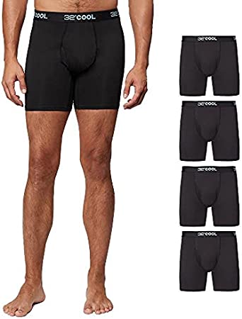 Photo 1 of 32 DEGREES COOL Mens 4-PACK Quick Dry Performance Boxer Brief With Comfort Elastic Waistband SMALL 