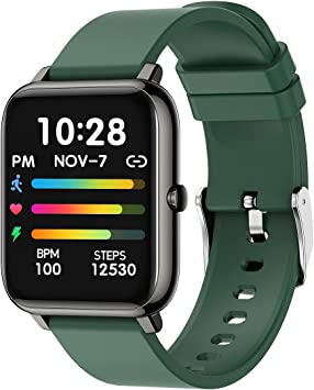 Photo 1 of Smart Watch for Android Phones iOS Compatible, Smartwatches for Women Men, 1.4'' Touch Screen Fitness Watch with Activity Tracker, Step Counter, IP68 Waterproof Exercise Running Watches for Women