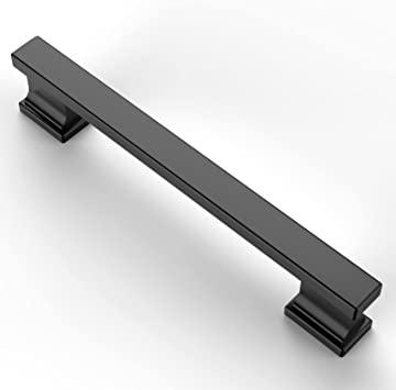 Photo 1 of 10 Pack 5 Inch(128mm) Matte Black Kitchen Cabinet Handles