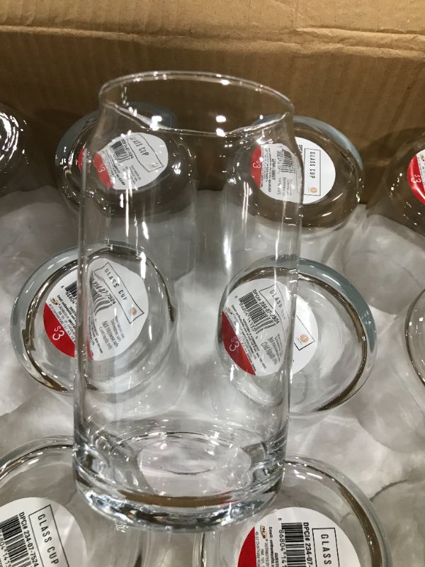 Photo 1 of 12PC GLASS CUPS FOR HOME 