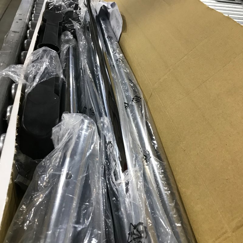 Photo 1 of Adjustable Single Rod Garment Rack Black - Room Essentials