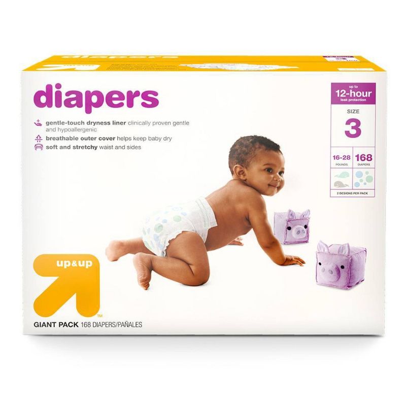 Photo 1 of Diapers Giant Pack Size 3 - 168ct - up & up
