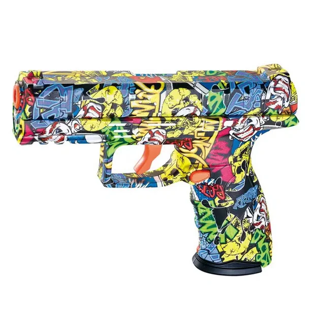 Photo 1 of Manual Gel Blaster Pistol Gel Balls Blasters Without Charge Shooting Toy Guns With 20000+ Gel Balls And Goggles Backyard Fun And Outdoor Team Shooting Games For Kids Ages 12+ (item is faded in color)