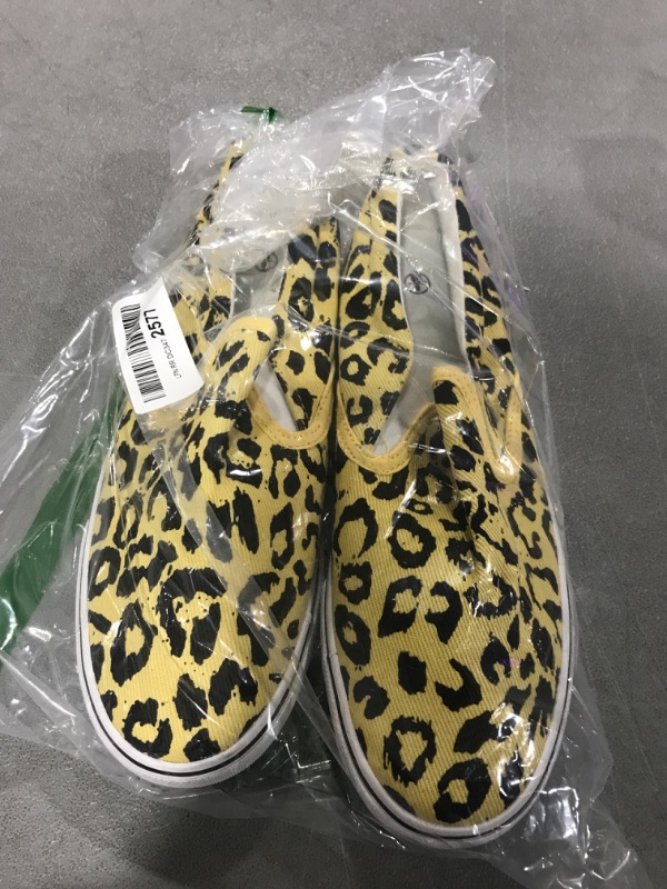 Photo 1 of [Size 6] Womens' Slip On Shoes- yellow cheetah