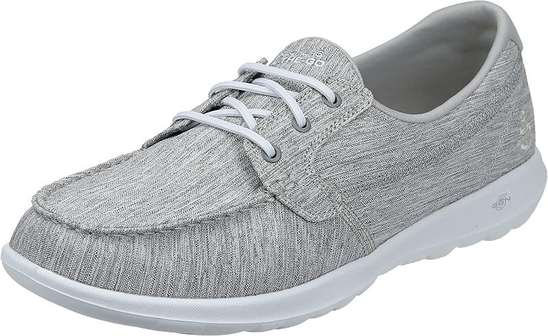 Photo 1 of [Size 6] Skechers Performance Women's Go Walk Lite-15433 Boat Shoe- Grey