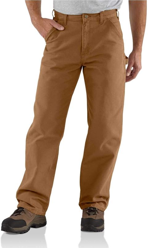 Photo 1 of [Size 32x30] Carhartt Men's Washed Duck Work Dungaree Pant- Brown
