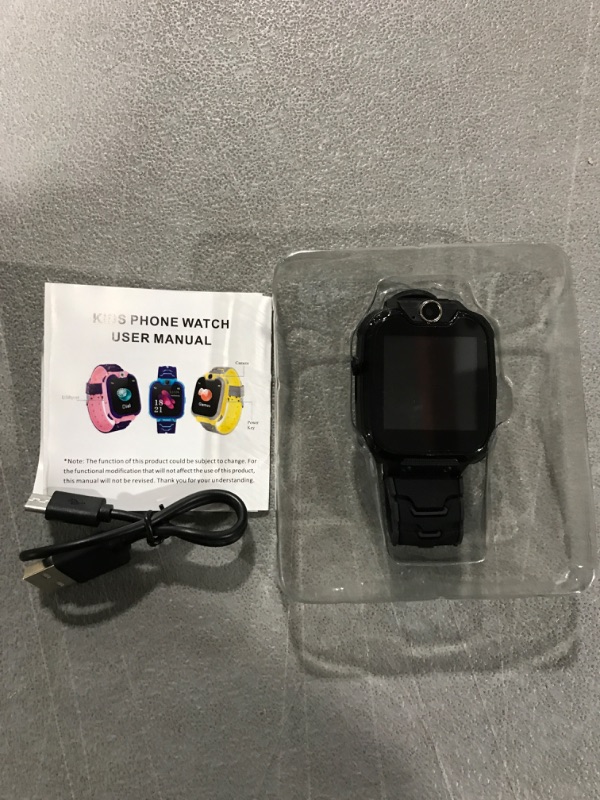 Photo 1 of Black 1.54 Inch HD Color Touch Screen Silicone Cell Phone Smart Watch