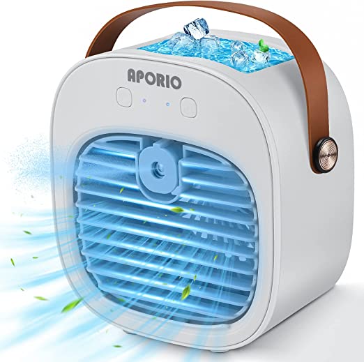 Photo 1 of aporio Portable Air Conditioner-5200mAh Rechargeable Personal Air Cooler with 3 Speeds 