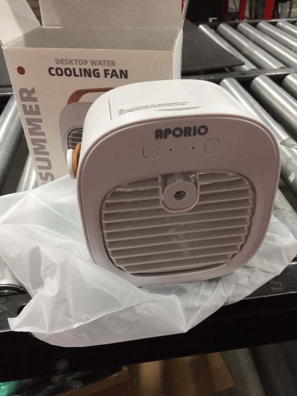 Photo 2 of aporio Portable Air Conditioner-5200mAh Rechargeable Personal Air Cooler with 3 Speeds 