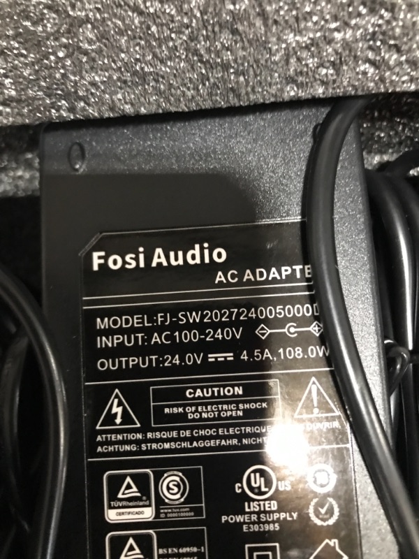 Photo 1 of Fosi Audio BT20A Bluetooth 5.0 Stereo Audio 2 Channel Amplifier Receiver Mini Hi-Fi Class D Integrated Amp 2.0 CH for Home Speakers 100W x 2 with Bass and Treble Control TPA3116 (with Power Supply)