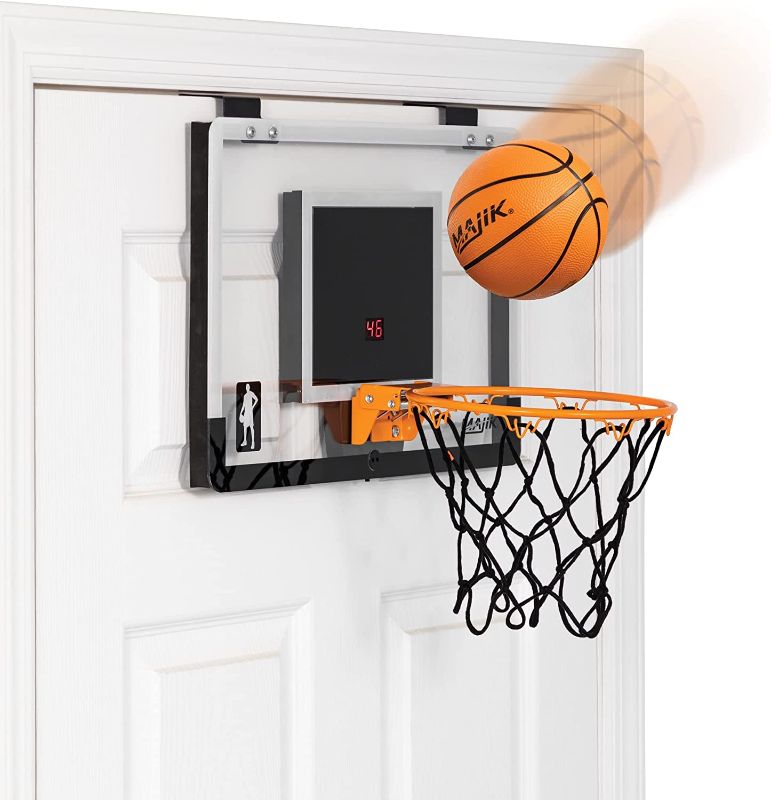Photo 1 of Majik Over The Door slam Dunk Basketball, Silver
