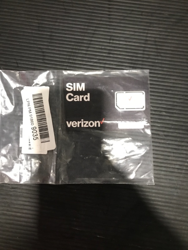 Photo 2 of Verizon Wireless 4G LTE SIM Card - All 3 Sizes (3-in-1)