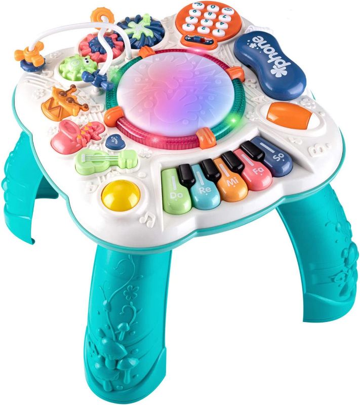 Photo 1 of Dahuniu Baby Toys 6 to 12 Months, Learning Musical Table, Activity Table for 1 2 3 Years Old 