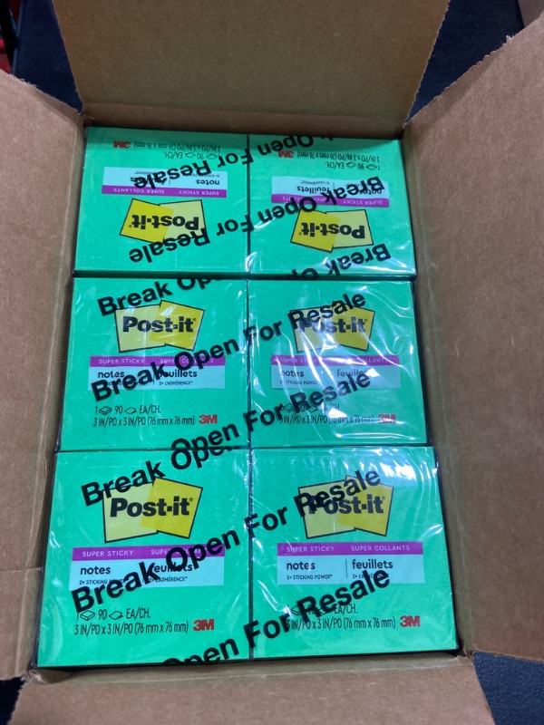 Photo 1 of PACK OF 6 POST-IT NOTES 