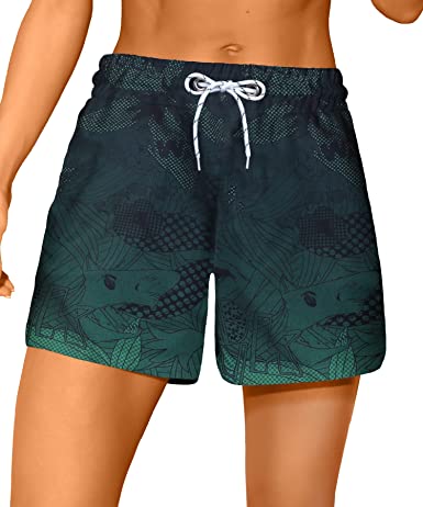 Photo 1 of APTRO Women's Board Shorts Floral Beach Swim Shorts with Pockets Swim Trunks
3XL 