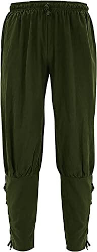 Photo 1 of AIEOE Men's Medieval Gothic Pants Viking Pirate Renaissance Trousers Costume for Halloween Cosplay Party

XS 